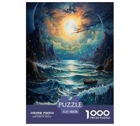 Mareas Puzzles Imposible,desafío para Adultos Entretenimiento Creativo 1000 Piezas Obra De Arte De Juego De para Adultos, Regalos A Partir De 14 Años 38x26cm/1000pcs