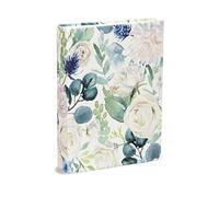 Mareli Álbum de Fotos con bolsitas de 21x28 cm Que contienen 200 Fotos de 13x18 cm recubiertas de Tela de algodón, Fleuri