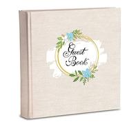 Mareli Fiestas de Boda Bautismo Cumpleaños Aniversarios, Libro de Deseos, cm 20X20 70 pagine