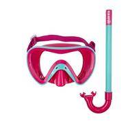 Mares 411778 411778-Kit Mascara y Tubo Snorkel Buceo Turtle Color Azu/Ver, Unisex Adulto