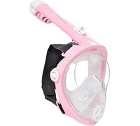Mares Aquazone Full Face Mask - Masque Intégral Snorkeling Adulte, Jupe Silicone, Tuba Repliable, 3 Tailles
