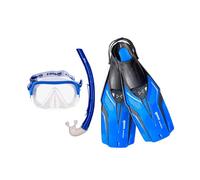 Mares Aquazone Nateeva Keewee Snorkeling Set Azul M-L