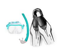 Mares Aquazone Nateeva Keewee Snorkeling Set Transparente S-M