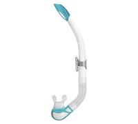 Mares Bay - Tubo de Buceo Adulto con válvula de Purga rápida, Boquilla de Silicona y Clip Deslizante, Ideal para Snorkel
