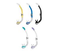 Mares Bay - Tubo de Buceo Adulto con válvula de Purga rápida, Boquilla de Silicona y Clip Deslizante, Ideal para Snorkel