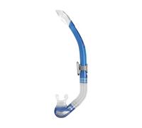 Mares Bay - Tubo de Buceo Adulto con válvula de Purga rápida, Boquilla de Silicona y Clip Deslizante, Ideal para Snorkel