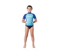 Mares Camiseta de Manga Corta para niño, Niños, Camiseta de Manga Corta., 412506, Azul, Large