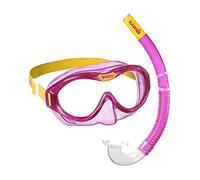 Mares Combo Dilly - Set de snorkel infantil 4-7 años, máscara blanda en TPE, lente flexible y tubo ergonómico con boquilla de silicona