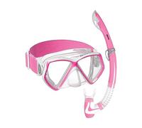 Mares Combo Pirate Neon - 411788 - Kit Mascara y Tubo Snorkel Buceo Pirate Neon Color Am/Bl/TR Niños