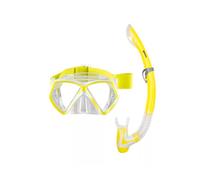 Mares Aquazone Pirate Neon Snorkeling Set Transparente,Amarillo