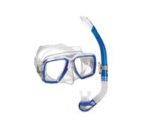 Mares Combo Ray - Set de Snorkel Adulto con máscara de Silicona Personalizable y Tubo Semi-seco con Boquilla de Silicona
