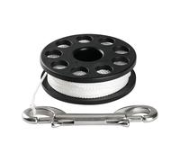 Mares Compact Spool 20 m - Dispensador de inmersión Línea Guidación Paracaídas SMB, Carabiner INOX Double-End, Diseño ligero anticorrosión, navegación de seguridad