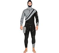 Mares Flexa Z-Therm Traje De Buceo, Hombre, Negro/Gris, S3