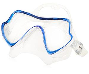 Mares Pure Vision Máscara De Buceo, Unisex Adulto, Clear/Reflex Blue, One Size