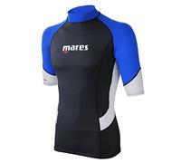 Mares Rash Guard, Camiseta de Manga Corta con Protección UPF +50, Hombre, M