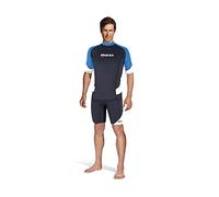 Mares Rash Guard Trilastic 412552 - Traje de Neopreno de Manga Corta para Hombre, Color Azul, Talla XS
