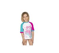 Mares Rashguard Shield Kid, Camiseta Natación para Niños/as de 2 a 7 años, Rosa, L