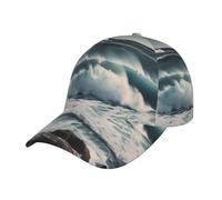 Mares Salvajes Unisex Gorras Hip Hop Transpirable Gorra Trucker Casual Gorra De Béisbol para Aire Libre Golf Senderismo