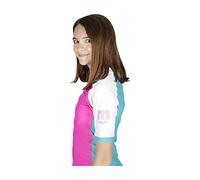 Mares Seaside Rashguard Shield Youth, Camiseta Natación para jóvenes de 8 a 13 años, Rosa, S