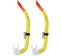 Mares Sport - Tubo de Buceo Adulto Semi-seco con Boquilla ergonómica de Silicona y Clip Deslizante, Ideal para Snorkel y apnea