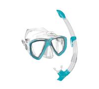 Mares Trygon - Juego de máscara y esnórquel unisex para adultos, color aguamarina