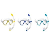 Mares Wahoo Máscara de Buceo Con Esnórquel Azul O Amarillo Set Buceo Snorkel