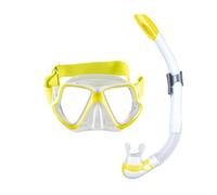 Mares Aquazone Wahoo Neon Snorkeling Set Transparente,Amarillo