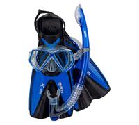 Mares Aquazone X One Pirate Snorkeling Set Azul,Negro XS Niños