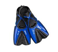 Aletas Mares Aquazone X-One, Aletas de Snorkel Adulto, Unisex, Azul, S/M