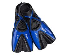 Mares X-One - Aletas de Buceo Cortas Ligeras con talón Abierto, Bolsillo Perforado, tecnología Channel Thrust, Ideales para Viajar y Snorkel Tropical