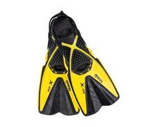 Mares X-One Junior - Aletas de Snorkel Cortas para niños, talón Abierto Perforado, Correa sin Hebilla, Confort y Rendimiento acuático