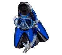Mares Aquazone Set X One Marea Snorkeling Set Azul EU 35-38