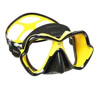 Mares X-Vision Ultra LS - Gafas de Buceo Unisex, Color Negro / Amarillo, Talla Bx Regular