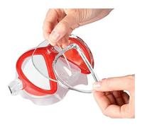 Mares X-VU - Lentes, Transparentes, Talla 15, PS015DS negativas derechas