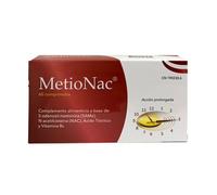 MetioNac® de Margan Biotech, 60 Comprimidos | S-Adenosil L-Metionina + N-Acetil Cisteína + Ácido Alfa Lipoico + Vitamina B6 | Suplemento Antioxidante y Metilador con SAME + ALA + NAC + B6