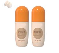 Margaretdabbs Cracked Heel Balm, Foot Cream For Women, Handcream For Very Dry Skin, High Strength All Natural Ingredients, Cracked Heels (Heel Fissures), Skin Comfort(2PCS)