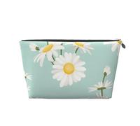 Margarita Exuberante Flor Floral, Bolsa de artículos de tocador Bolsa de Maquillaje Bolsa de cosméticos Bolsa de artículos de tocador de Viaje portátil