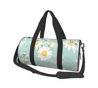 Margarita Exuberante Flor Floral, Bolsa de Viaje de Gran Capacidad, Bolso Redondo, Bolsa de Viaje Deportiva, Bolsa de Mano, Bolsa de Fitness