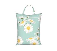 Margarita exuberante flor floral,Bolsa de viaje para ropa sucia, bolsa plegable para ropa sucia
