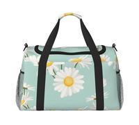 Margarita exuberante Flor Floral,Bolsas Deportivas, Bolsos de Viaje Deportivos Cruzados de Mano, Bolsas de Viaje de Gran Capacidad para Mujeres y Hombres.