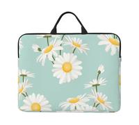 Margarita exuberante Flor Floral,Funda para portátil de 14 Pulgadas, Funda para portátil, maletín con asa