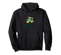 Margarita Maven: Logotipo de cóctel Vibrante para entusiastas del Bar Sudadera con Capucha, Unisex para Adultos, Negro, S