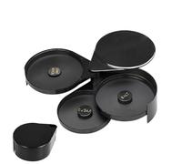 Margarita Salt Rimmer - de de cóctel negro | Salero profesional para de condimento | Herramienta de bar para preparación de bebidas | Accesorio de barman para una me
