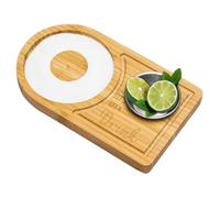 Margarita Salt Rimmer - Herramienta para borde de cócteles de madera, aderezo para bar, diseño compacto y portátil, mano de obra confiable | Accesorio para baristas para cenas en el