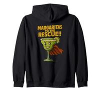 Margaritas al Rescate Cóctel Divertido Humor Sudadera con Capucha