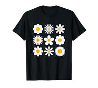 Margaritas Blancas - Set Manzanillas - Margaritas con Pétalos Diferentes Camiseta