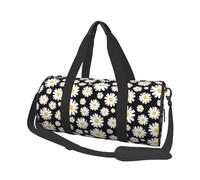 Margaritas Florales, Bolsa de Viaje de Gran Capacidad, Bolso Redondo, Bolsa de Viaje Deportiva, Bolsa de Mano, Bolsa de Fitness
