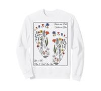 Margaritas Rosa Violetas Azul She He Mom Dad Love You Expectant Sudadera