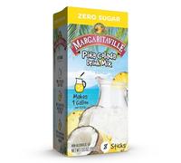 Margaritaville Gallons To Go - Mezcla de bebida en polvo, caja de 8 unidades, piña colada, mezcla de bebida baja en calorías y cero azúcar, cada barra hace jarra de 1 galón