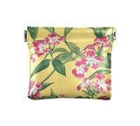 Margay Phlox Genesis Misty Rose - Monedero portátil de piel sintética para mujer y hombre, Margay Phlox Genesis Misty Rose, Decoración
